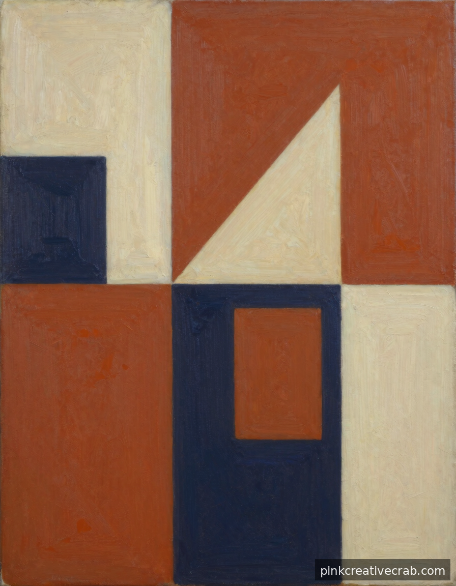 The Effortless Color Block Abstract That Belongs on Your Living Room Wall