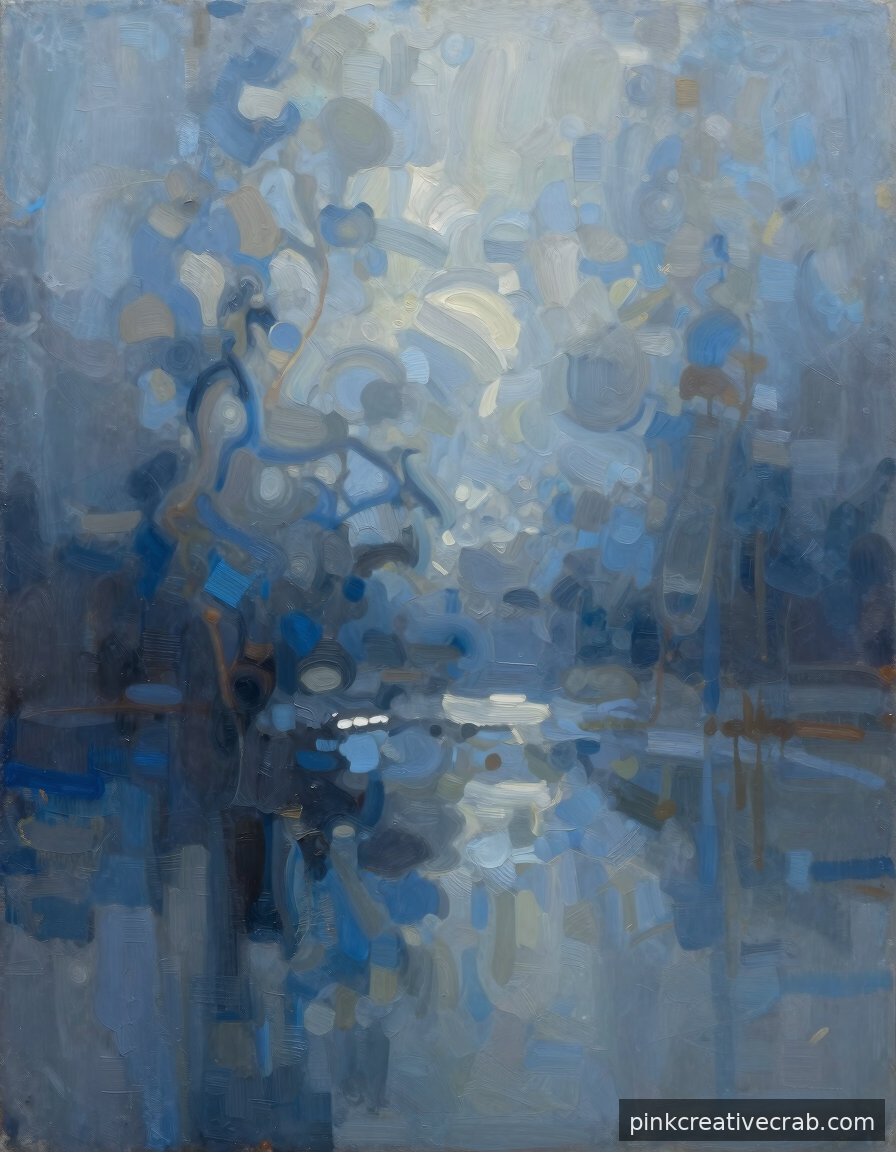 Moody Blues and Grays Never Looked So Irresistible on a Canvas