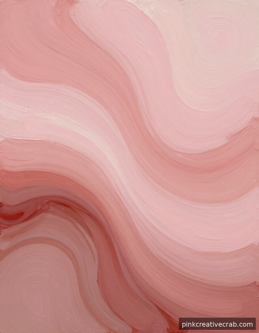 Soft Blush and Terracotta Together Create the Most Cozy Abstract Imaginable