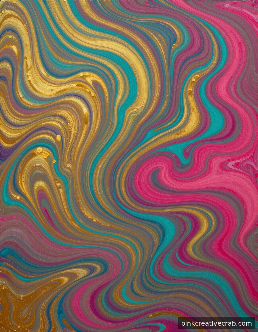 This Messy Pour-Inspired Oil Technique Is Pure Magical Chaos in the Best Way