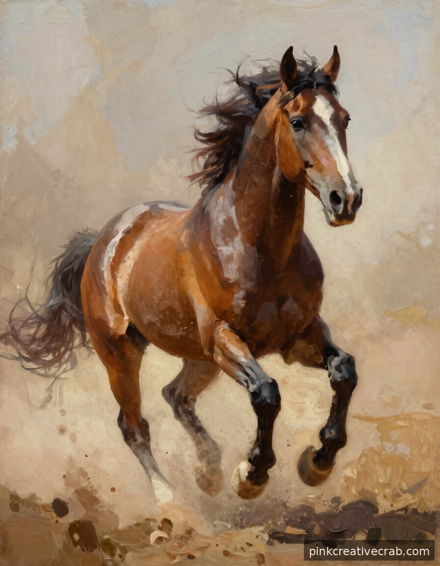 How a Few Bold Strokes Become a Stunning Horse at Full Gallop