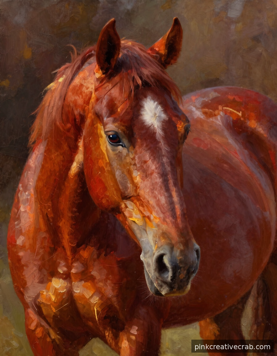 You Have Never Seen a Chestnut Coat Look This Warm and Alive