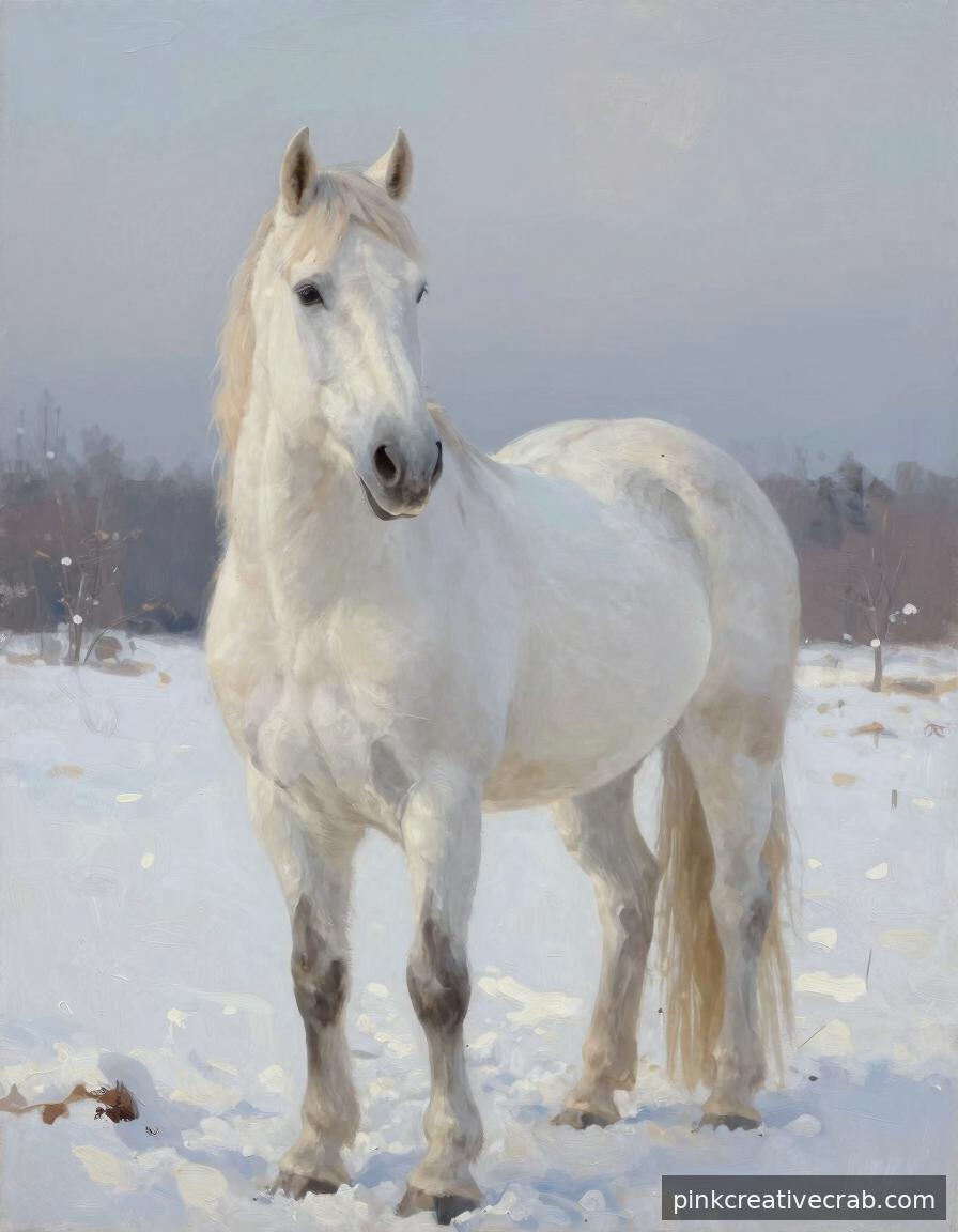 Snowfield Mare So Cozy and Serene You Will Want to Paint It Twice