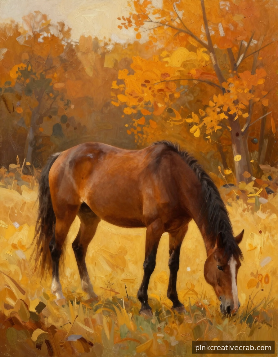 Autumn Pasture Scene So Warm and Inviting It Feels Like a Hug