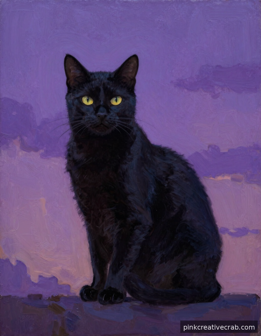 The Dreamy Black Cat Silhouette That Belongs on Every Cozy Wall
