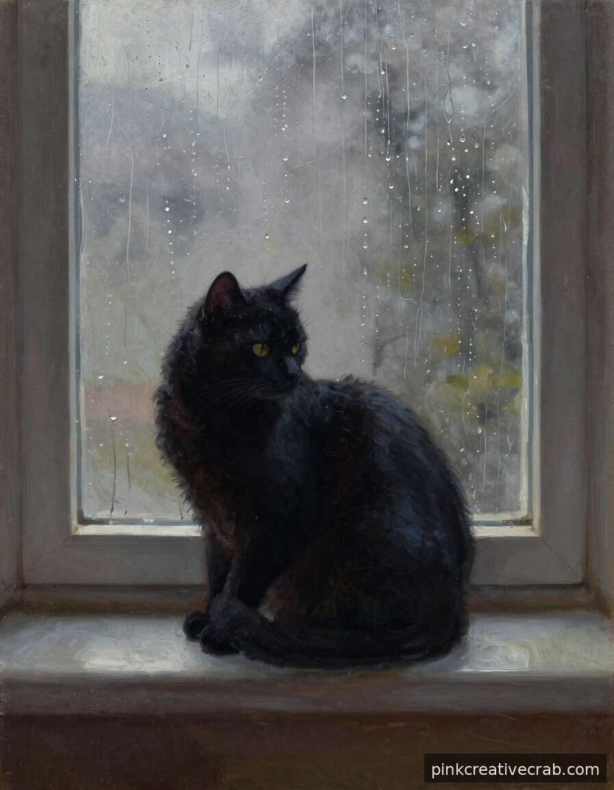 5 Reasons a Rainy Window Cat Scene Is the Most Satisfying Thing to Paint