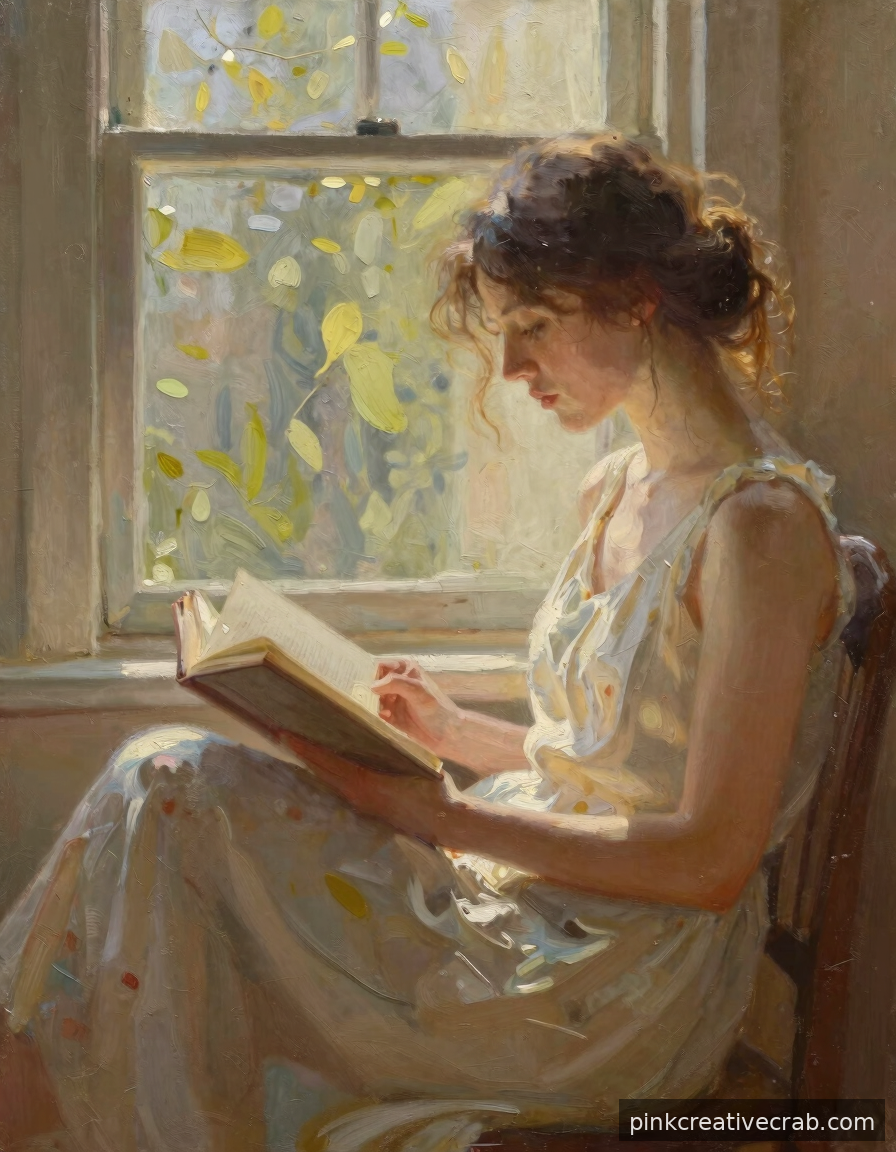 Why a Woman Reading by a Window Is the Most Satisfying Thing You Will Paint Today