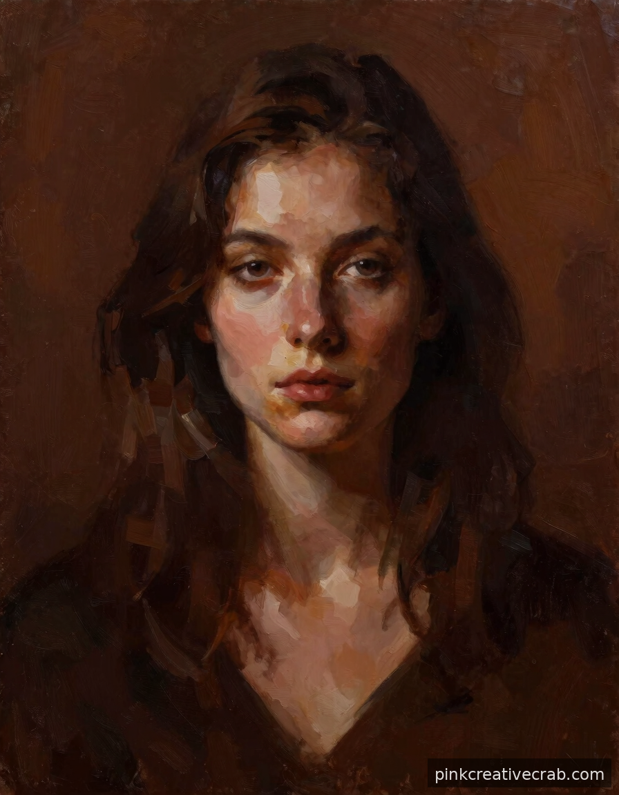 You Have Never Seen a Woman Painted in Monochrome Look This Dramatic