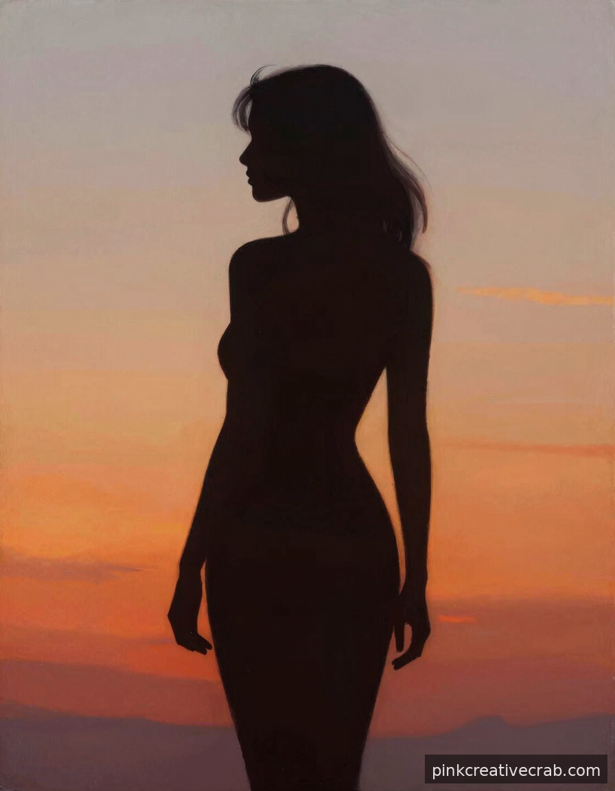 3 Brushstrokes Is All You Need for This Magical Woman Silhouette