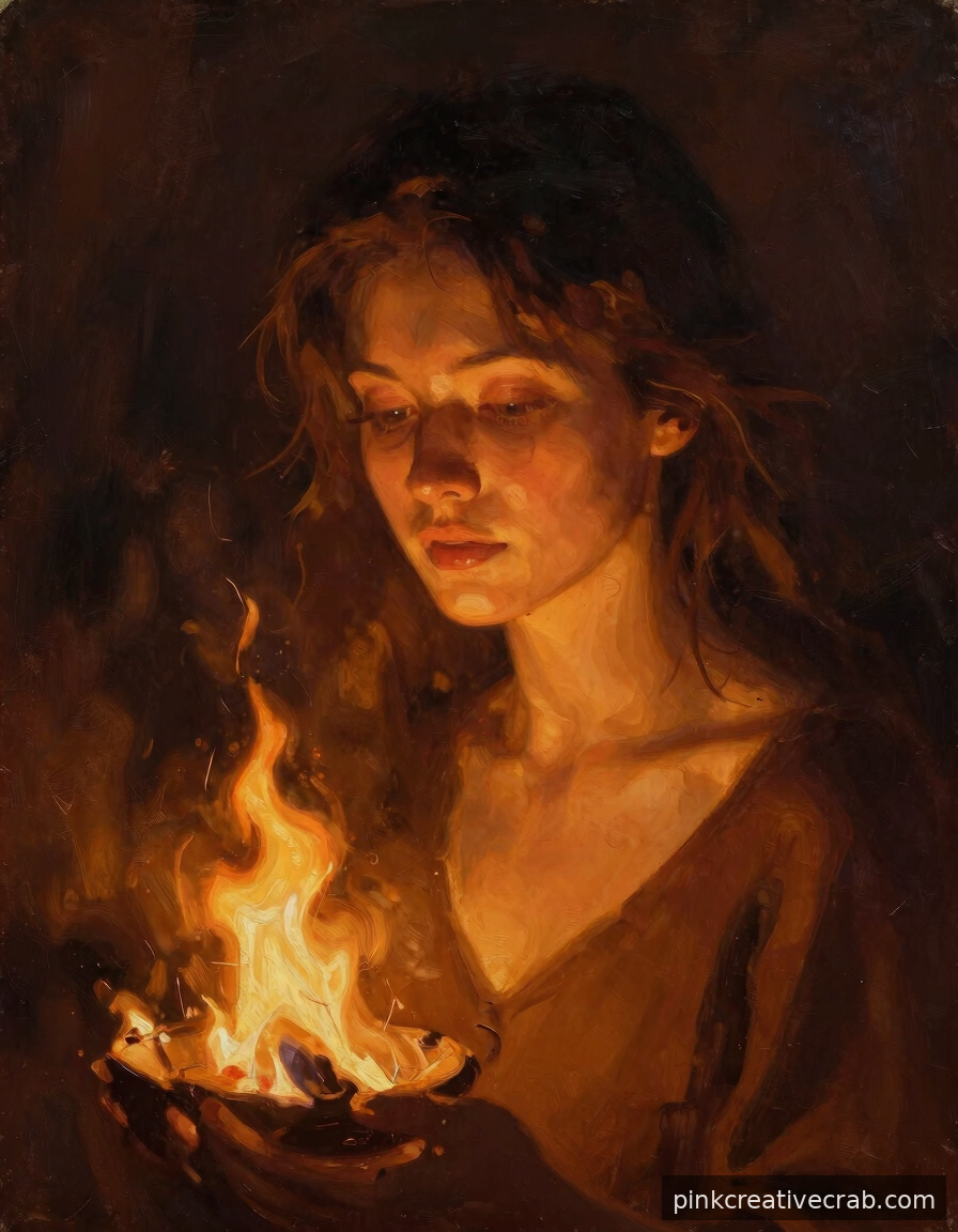 What Happens When You Paint a Woman by Firelight Will Surprise You