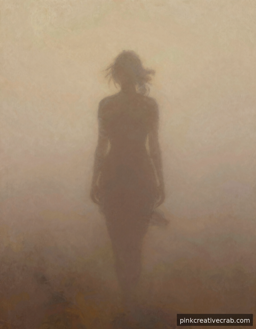 This Foggy Morning Woman Scene Is Somehow Both Simple and Completely Stunning