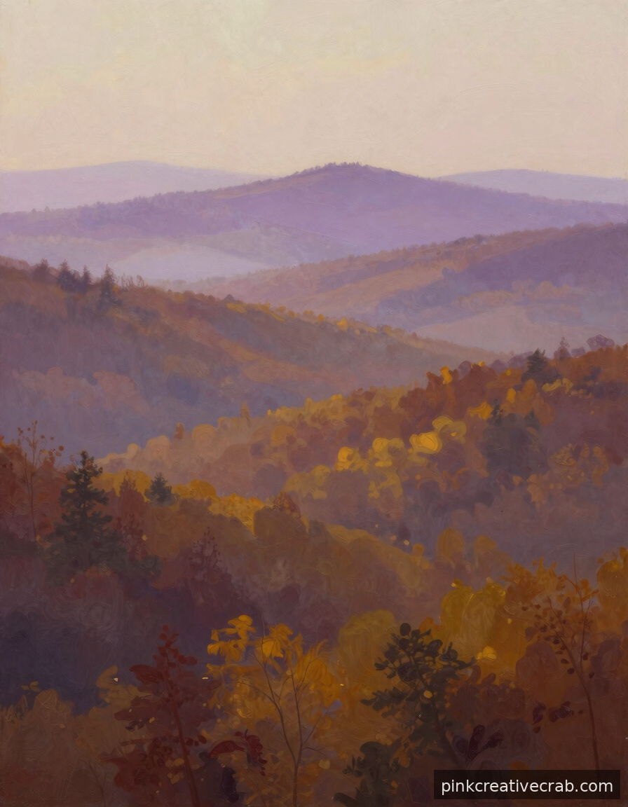 Everyone Will Think You Studied for Years When They See This Misty Hillside