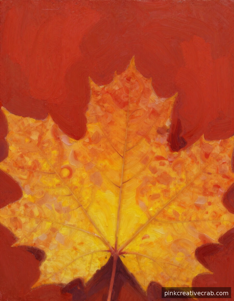 Crispy Leaf Close-Up So Detailed and Rich It Practically Smells Like October
