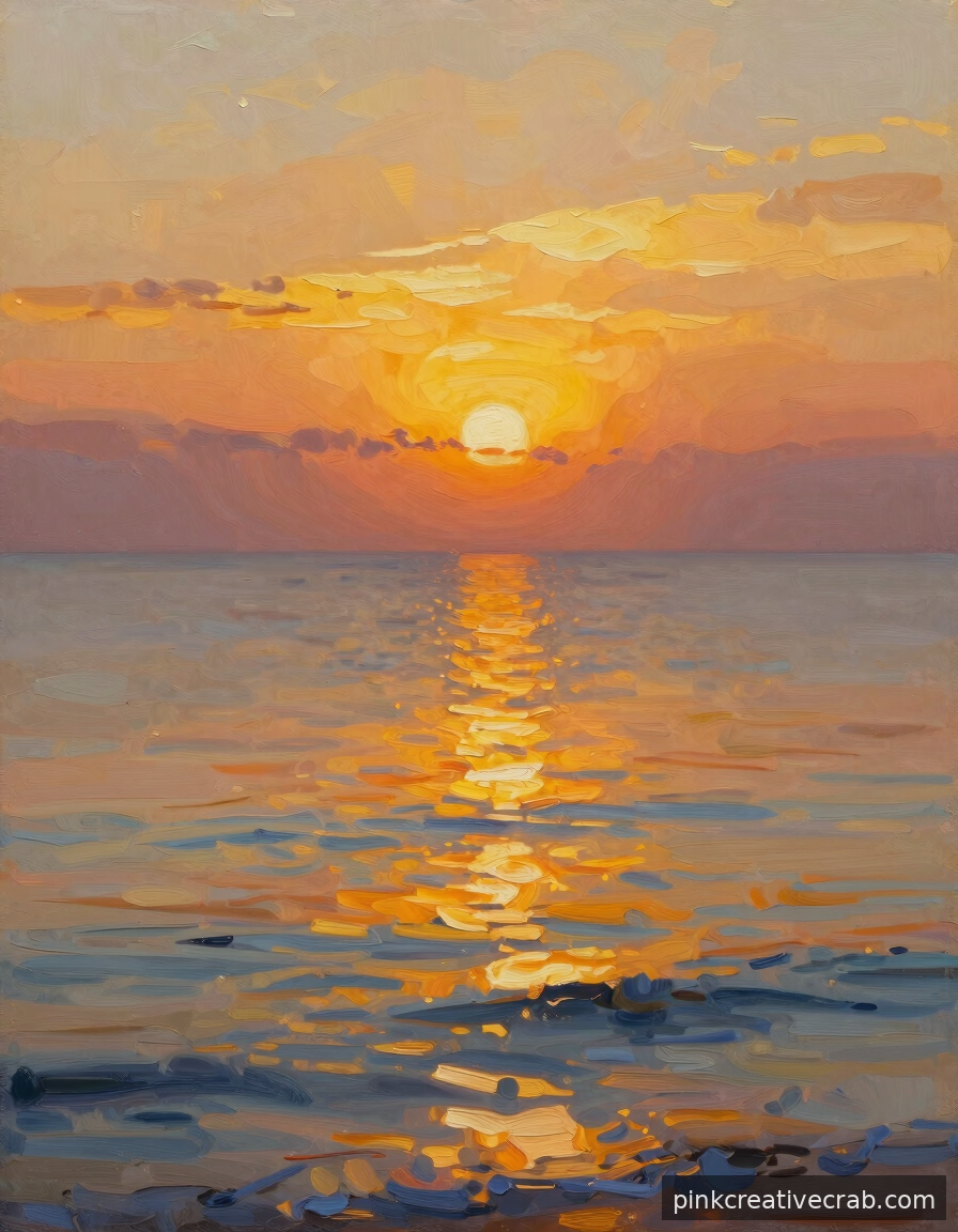 This Sunset Ocean Scene Is Almost Too Pretty to Be This Easy