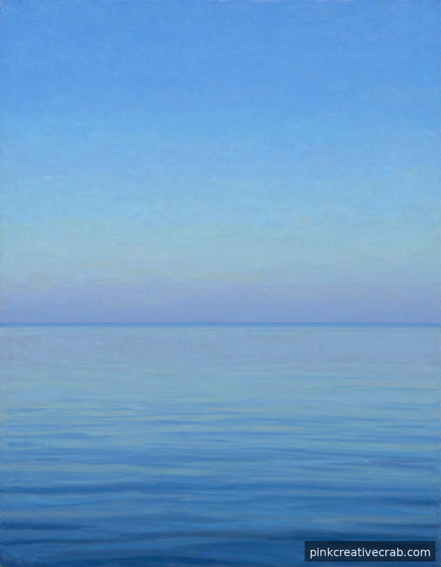 The Dreamy Calm Ocean Horizon That Belongs on Your Living Room Wall