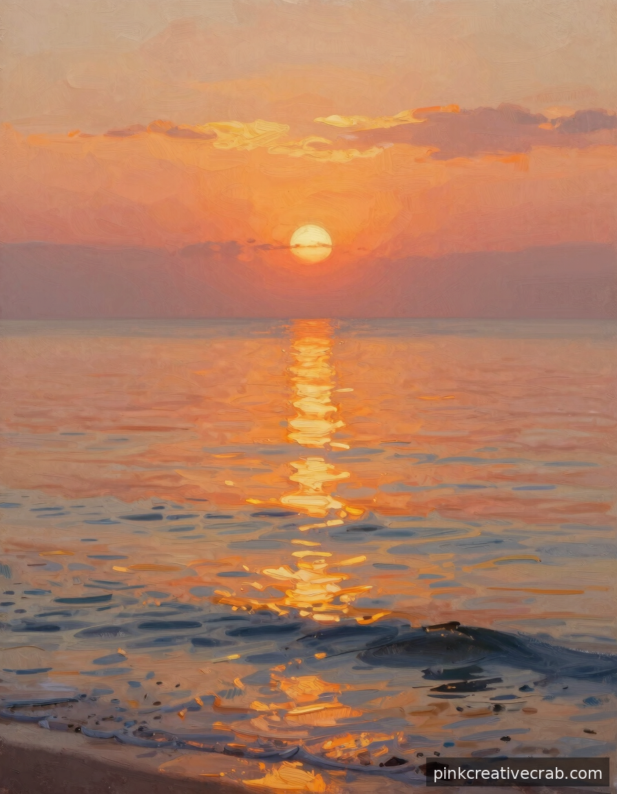 A Magical Golden Hour Seascape That Practically Paints Itself