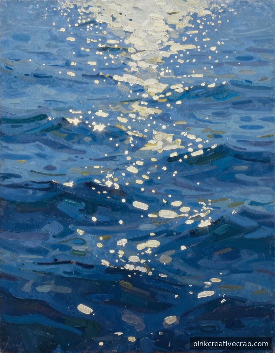 Sparkling Sunlit Water That Looks Impossibly Beautiful for a First Attempt