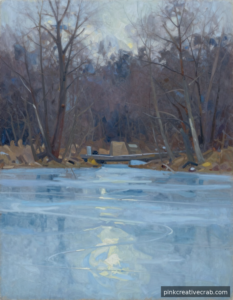This Frozen Pond Scene Is Almost Too Pretty to Be This Easy