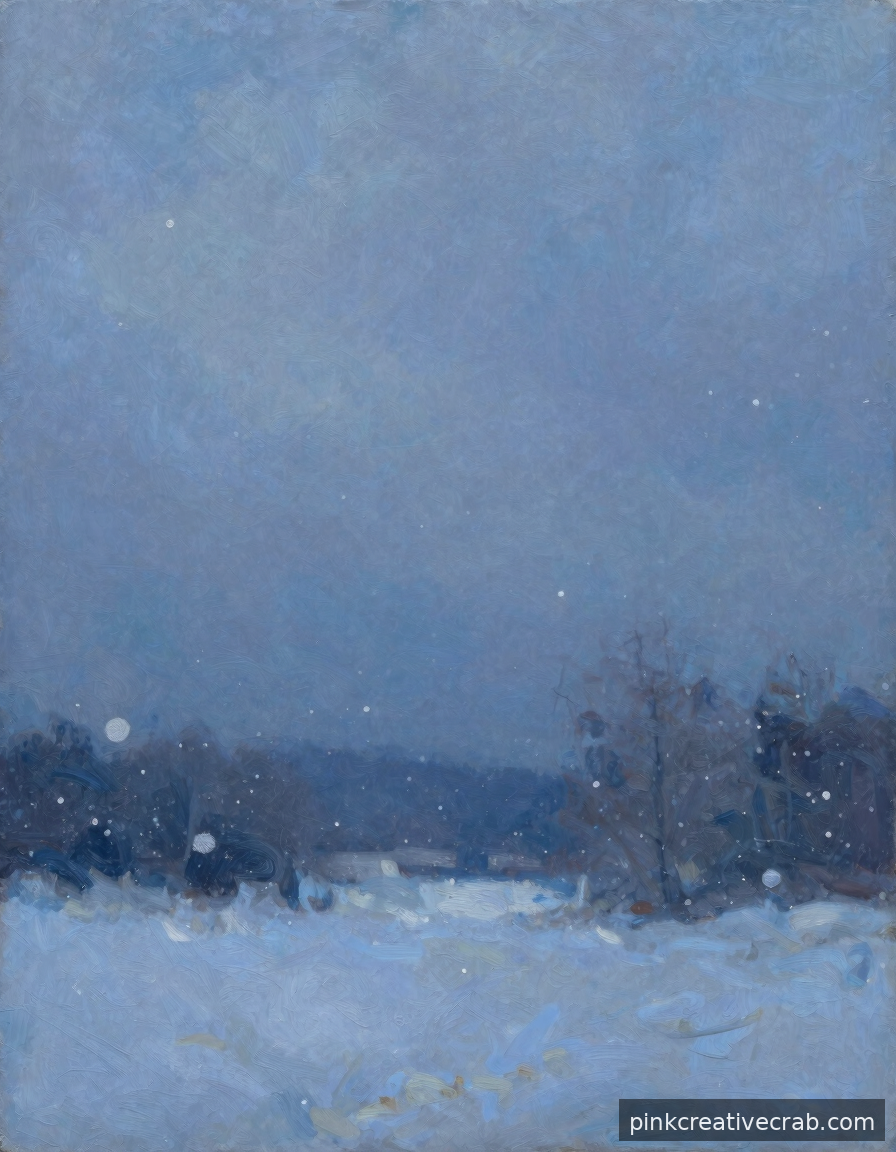 Soft Falling Snowflakes and Why They Are the Most Forgiving Thing to Paint