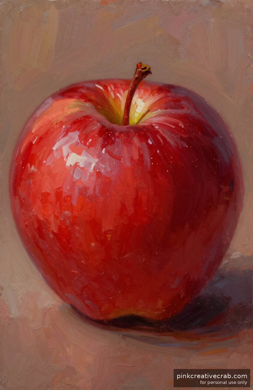 Why a Single Red Apple Is the Most Satisfying Thing You Will Paint Today