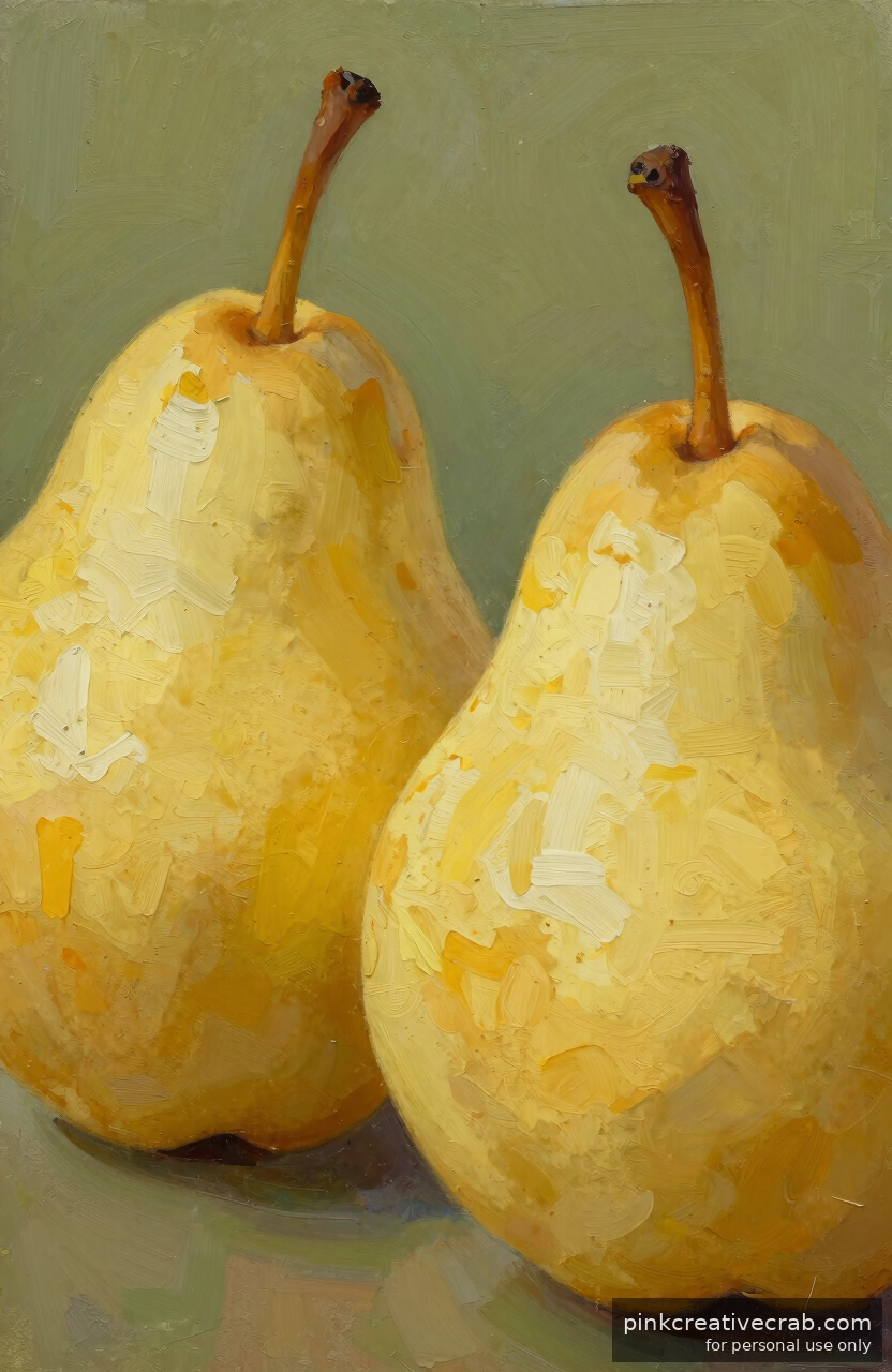 Nobody Will Believe This Dreamy Pear Painting Is Your First Try