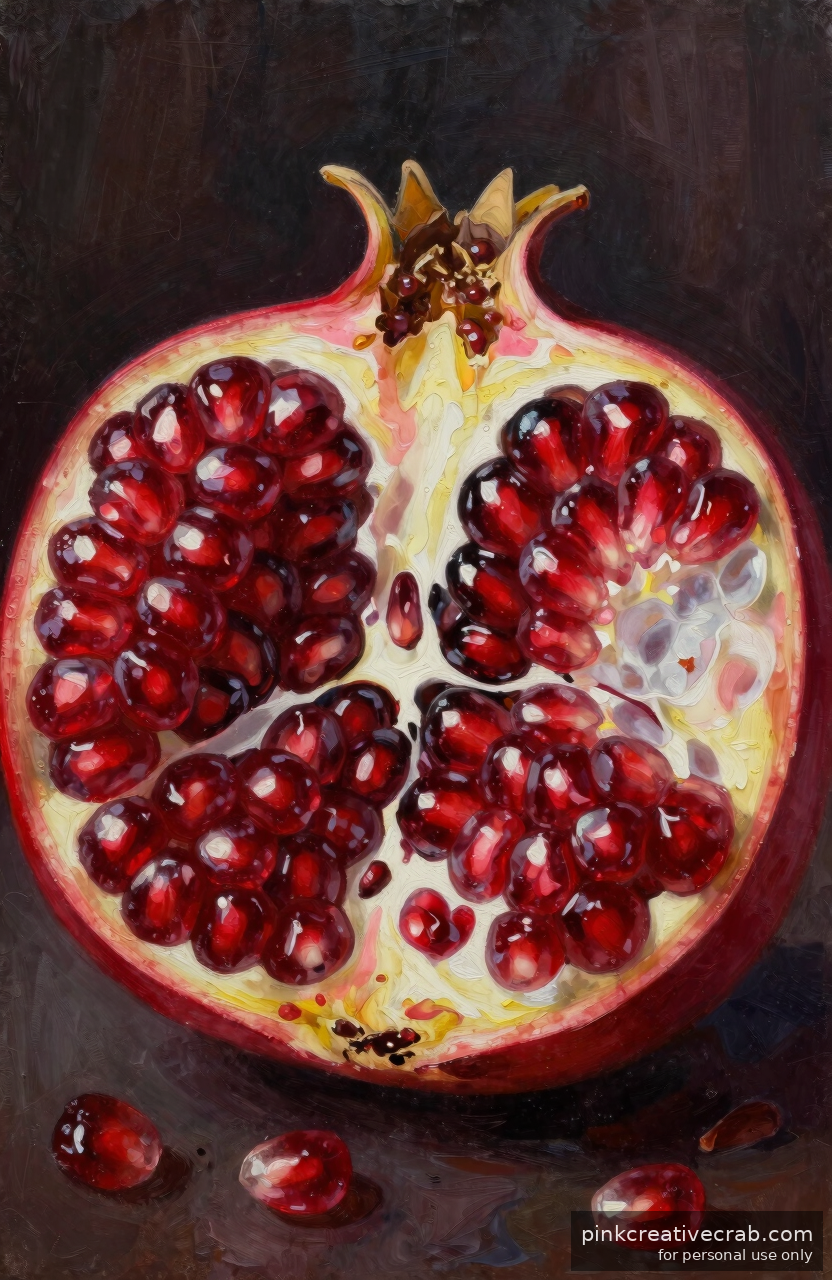 You Have Never Seen a Pomegranate Look This Dramatically Beautiful