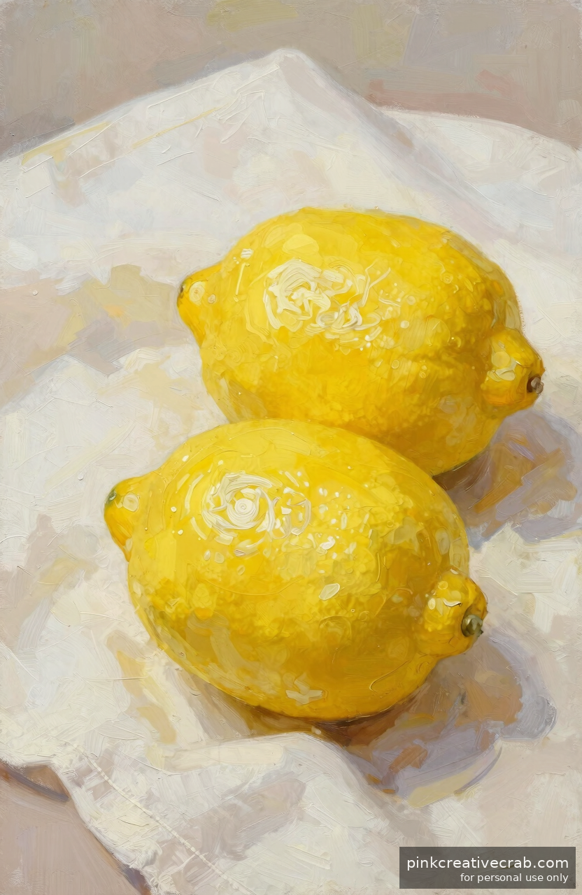 This Lemon on a White Cloth Is Almost Too Pretty to Be This Easy