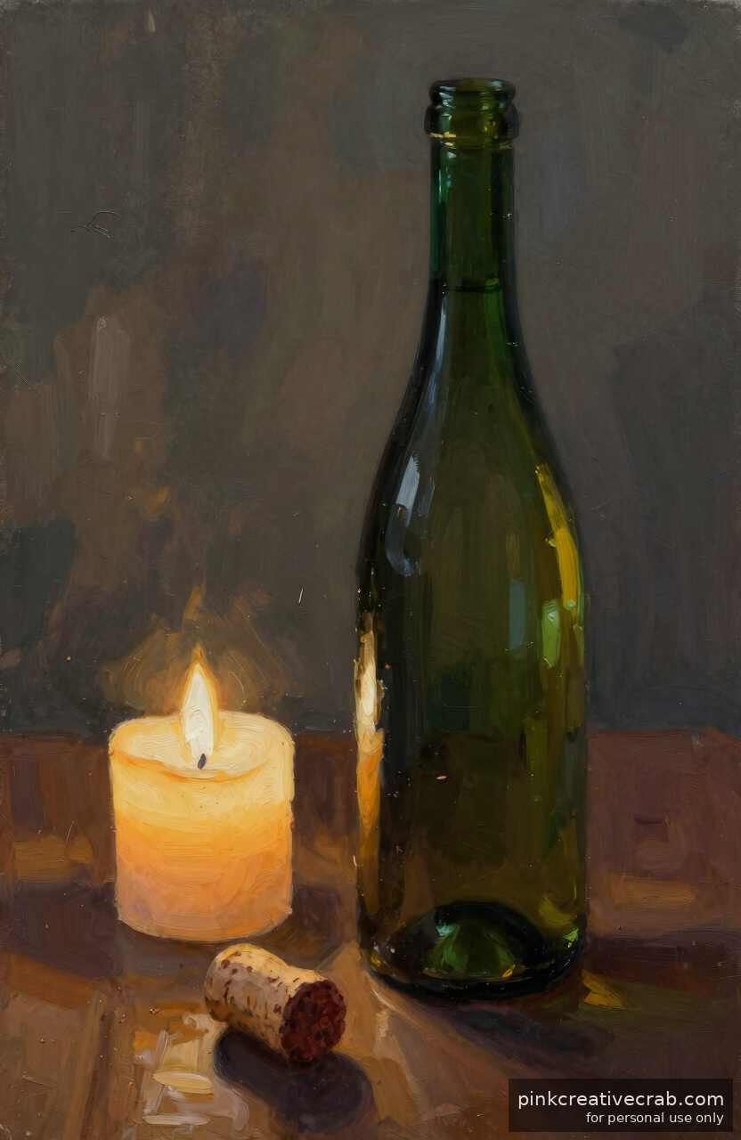 That Moody Wine Bottle Still Life Your Living Room Has Been Waiting For