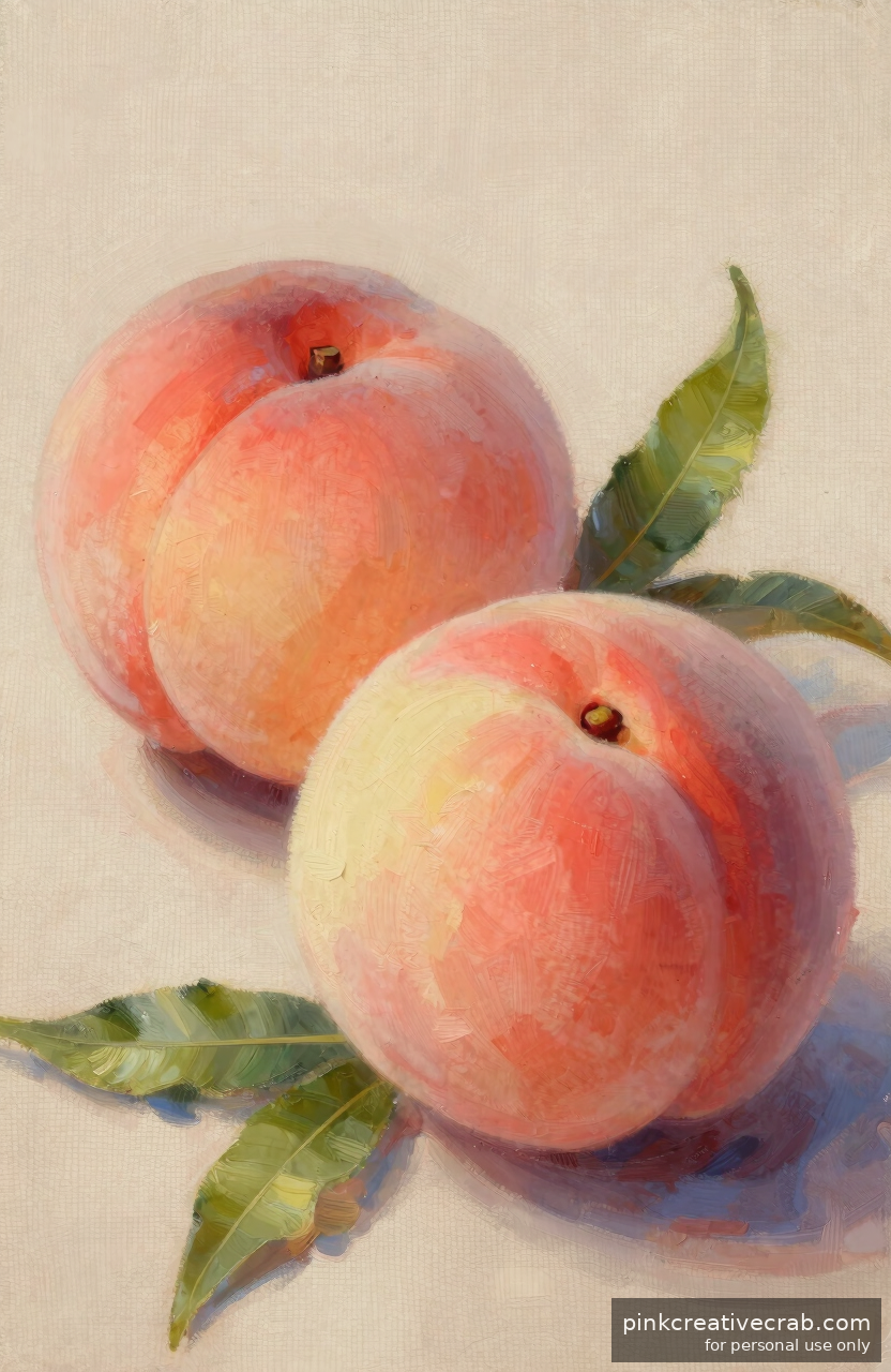 The Dreamy Peach Painting That Belongs on Every Beginner's Gallery Wall