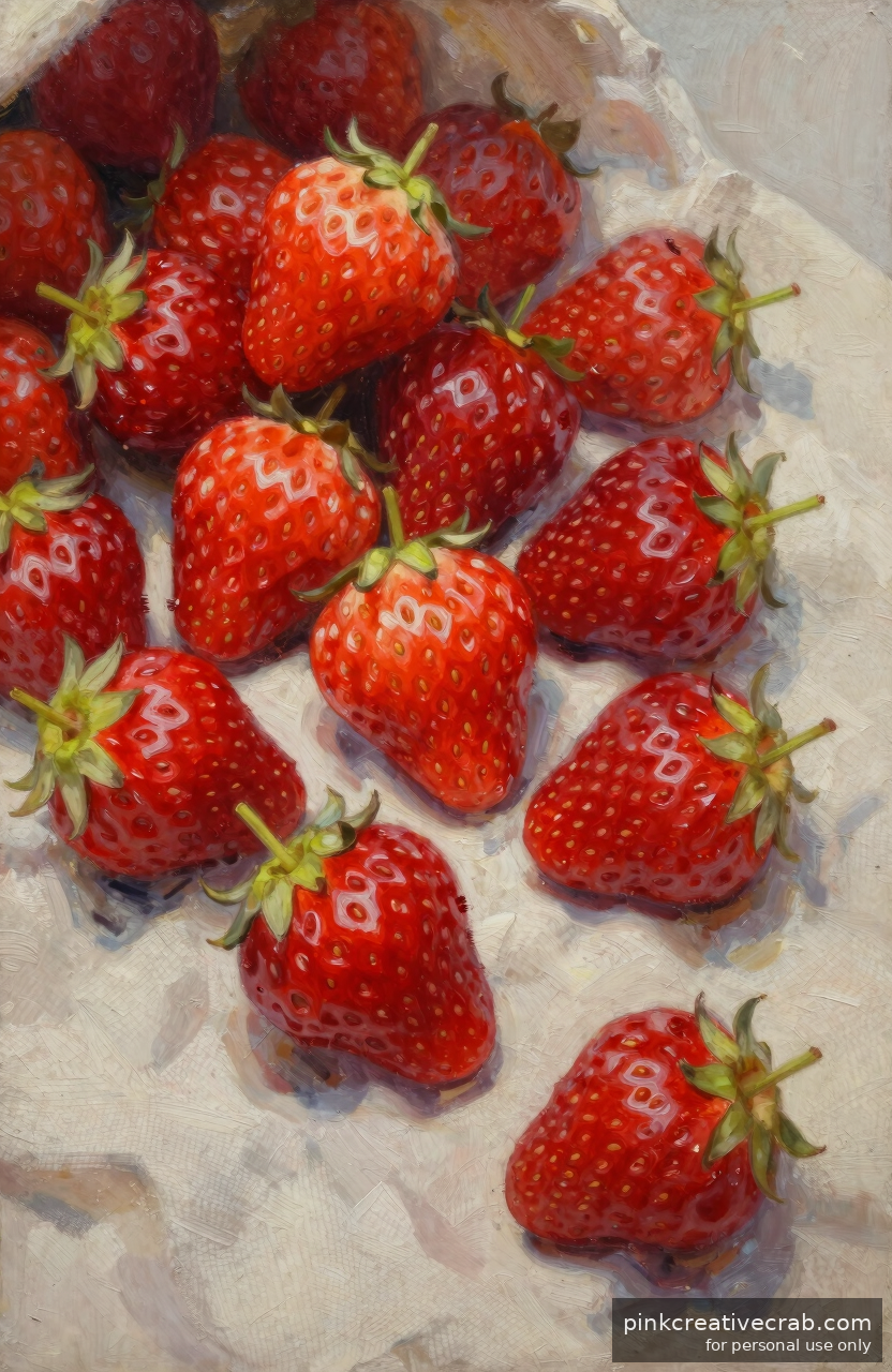 Spilling Strawberries onto Canvas Has Never Felt This Effortlessly Magical