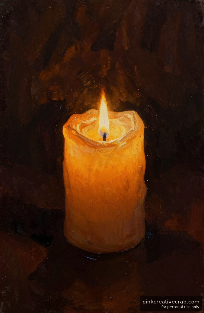 Why a Single Flickering Candle Makes the Most Satisfying Gothic Oil Painting