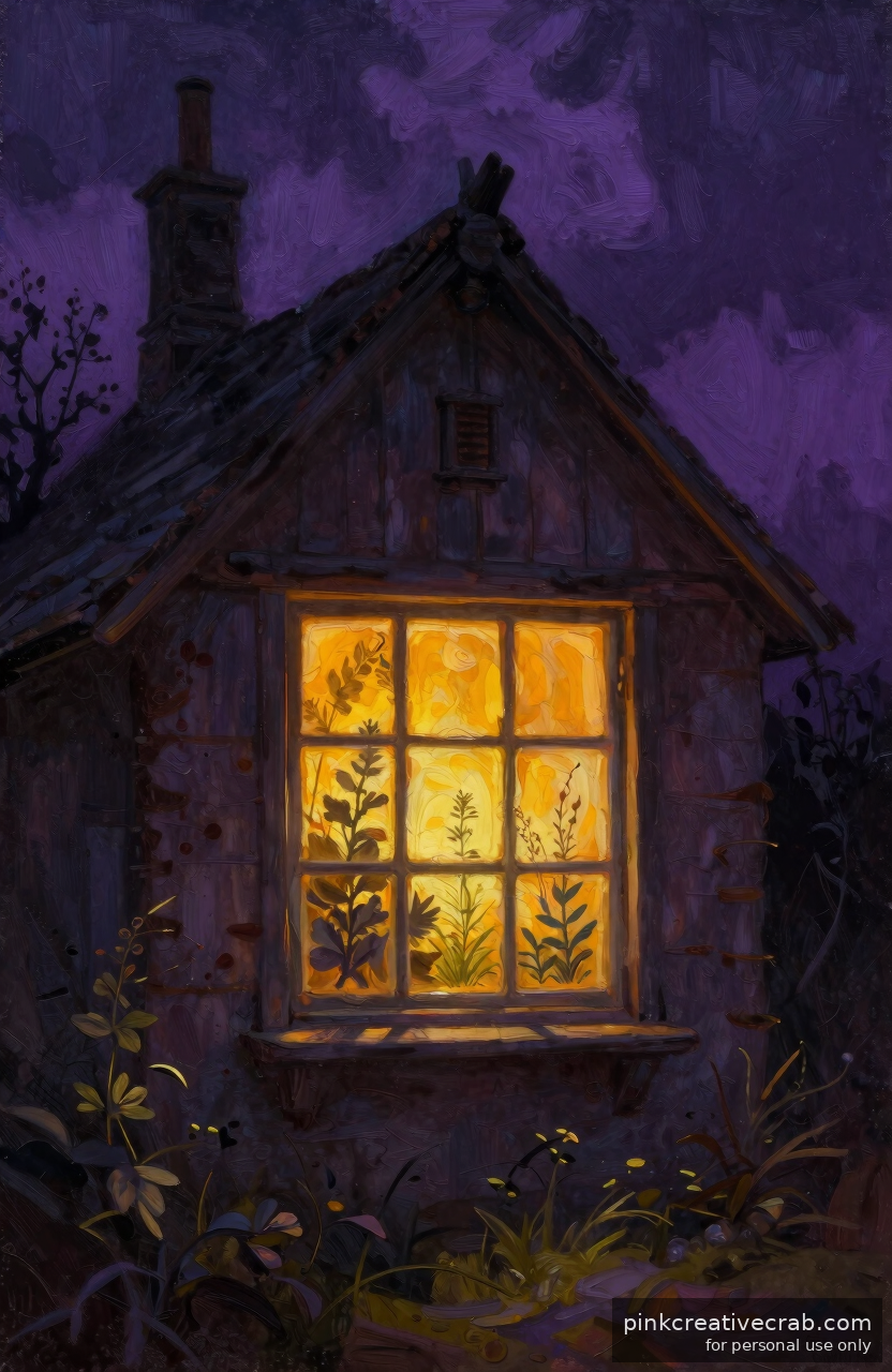 Cozy Witch Cottage Window That Makes Dark Aesthetics Feel Like a Warm Hug