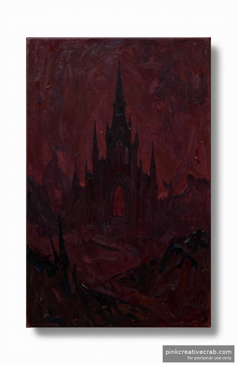 How One Deep Burgundy Underpainting Transforms Every Gothic Oil Painting You Make