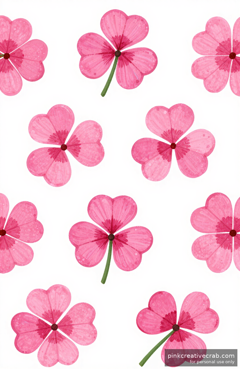 Whimsical Clover Flowers So Charming They Bring a Storybook to Life