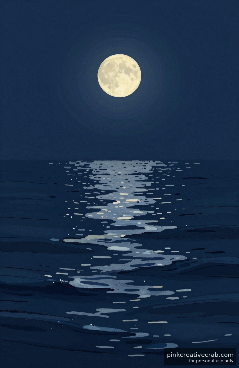 Painting a Moonlit Ocean in Gouache Is Easier Than You Think