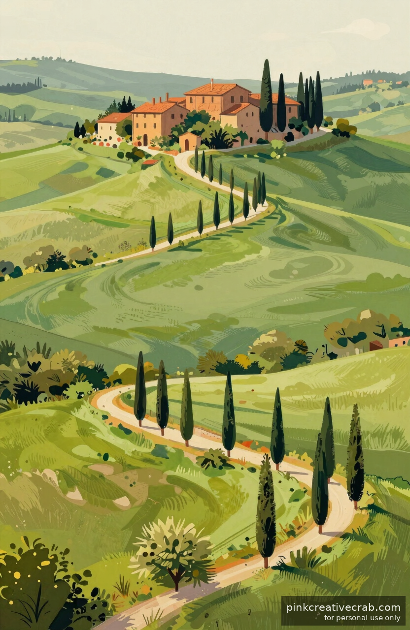 That Gorgeous Tuscany Hillside Has Been Waiting for You to Paint It