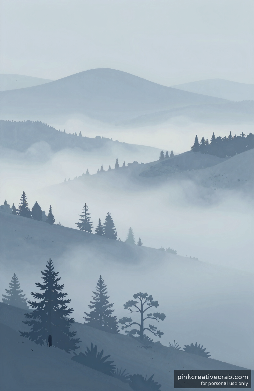 A Misty Morning Valley So Peaceful You Will Want to Climb Right Into It