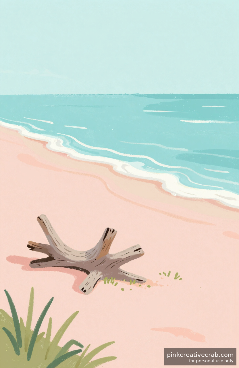 Meet the Pastel Beach Scene of Your Cottagecore Dreams