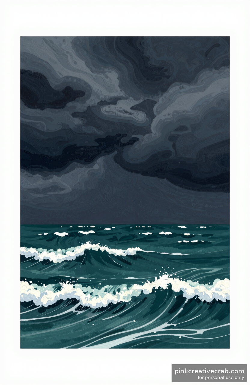 Stormy Skies Over Water So Gorgeous You Will Want to Frame It Immediately