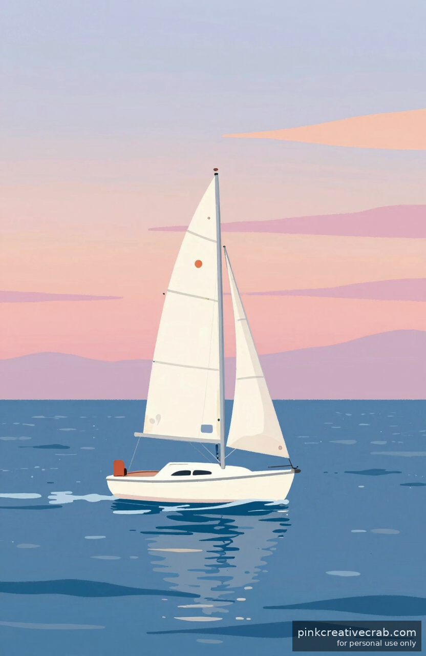 You Have Never Seen a Simple Sailboat Look This Magical