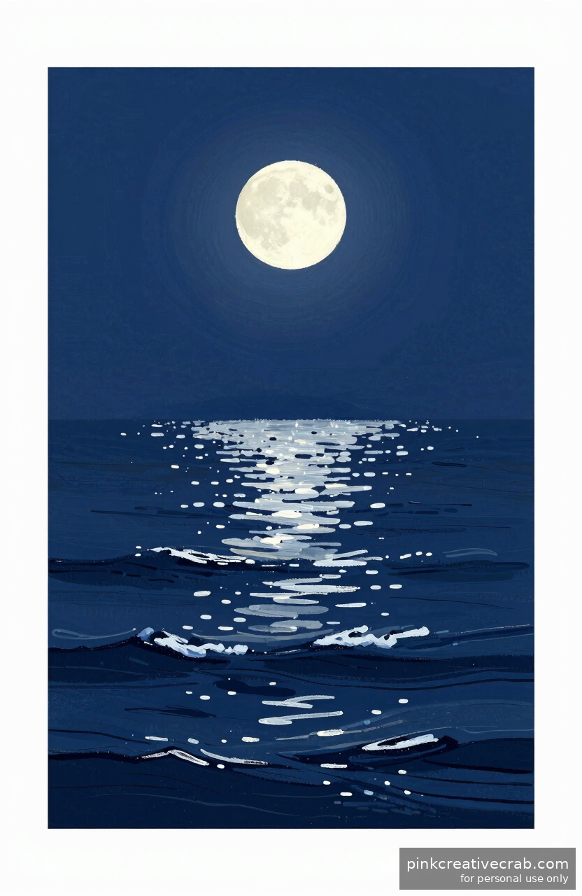 3 Colors, Zero Stress, and One Irresistible Moonlit Ocean