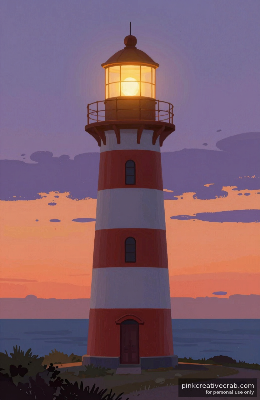 Cozy Lighthouse Painting So Warm You Will Want to Paint It Twice