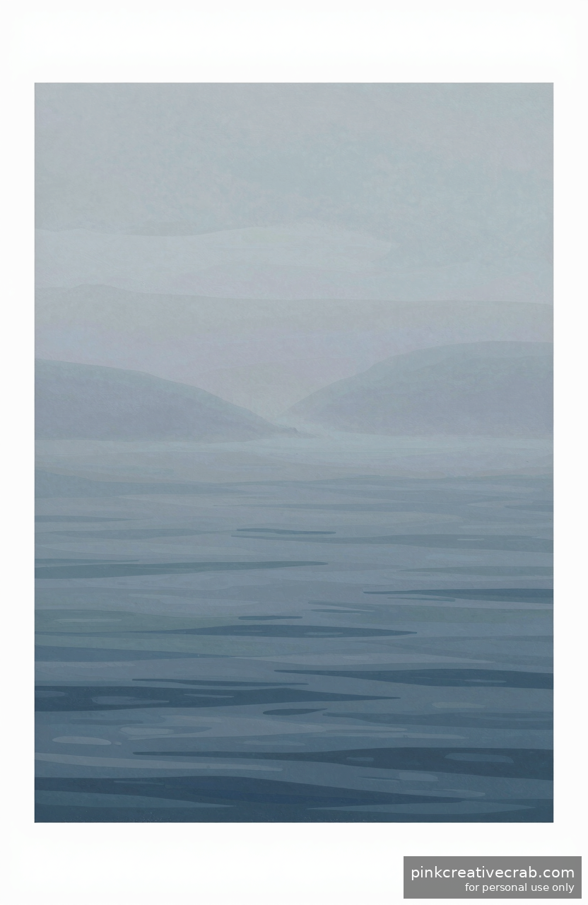 A Misty Morning Sea So Atmospheric It Almost Feels Real