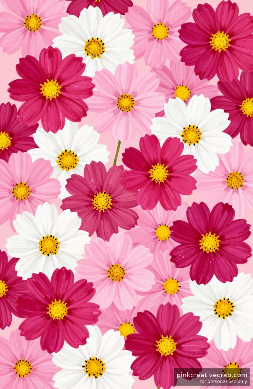 Stunning Cosmos Flowers With Petals That Practically Paint Themselves