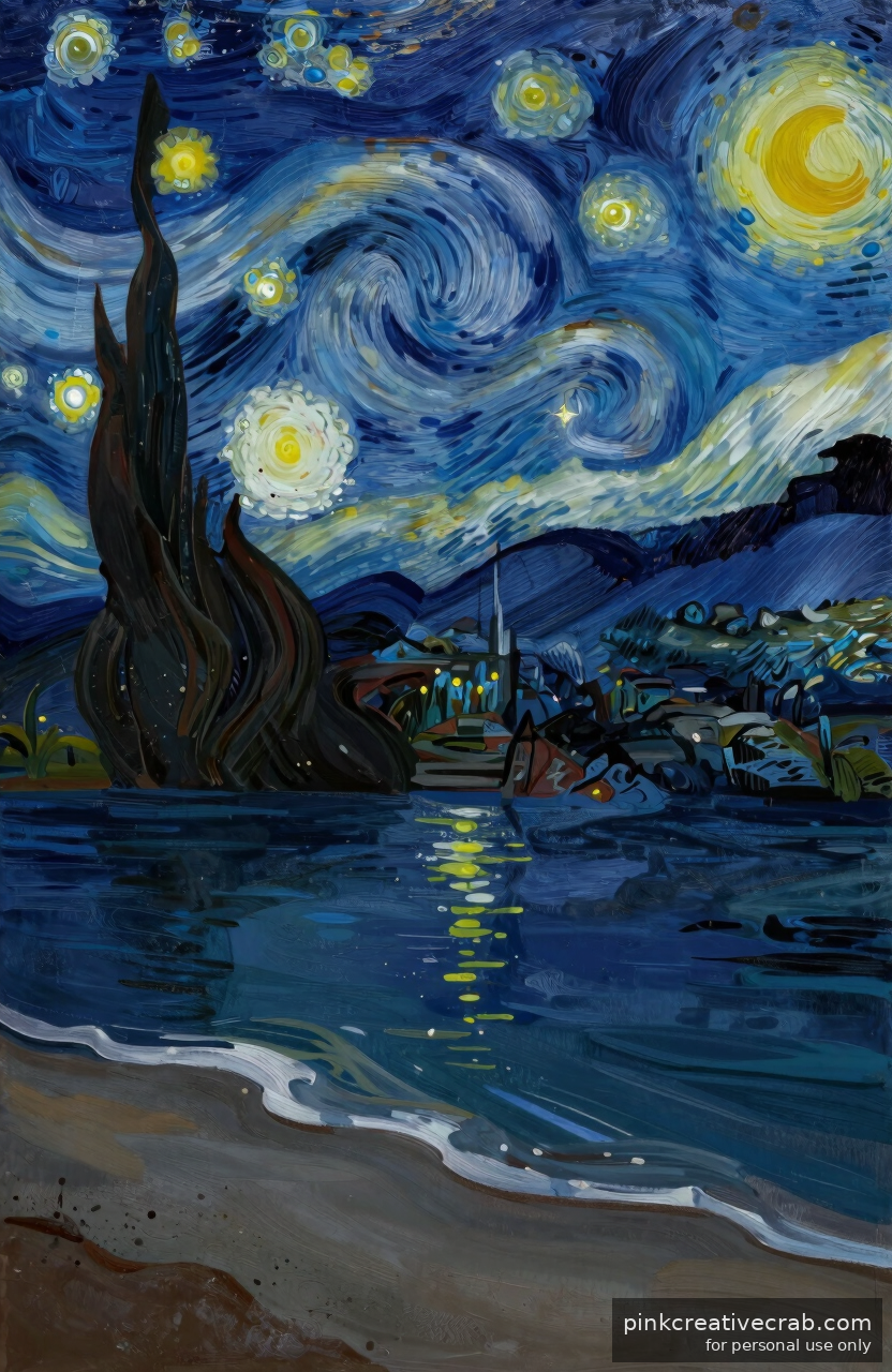 The Starry Night Beach Scene That Makes Everyone Stop and Stare