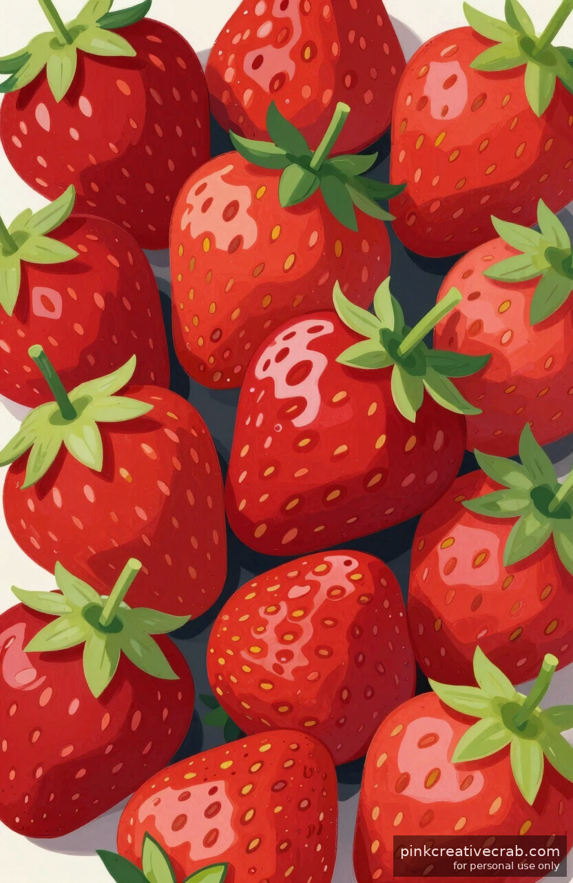 Strawberries So Lush You Will Want to Paint Them Twice