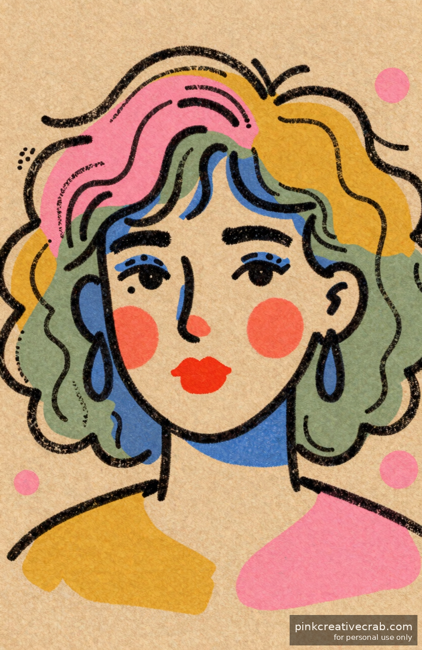 This Curly-Haired Portrait Is Almost Too Pretty to Be This Easy