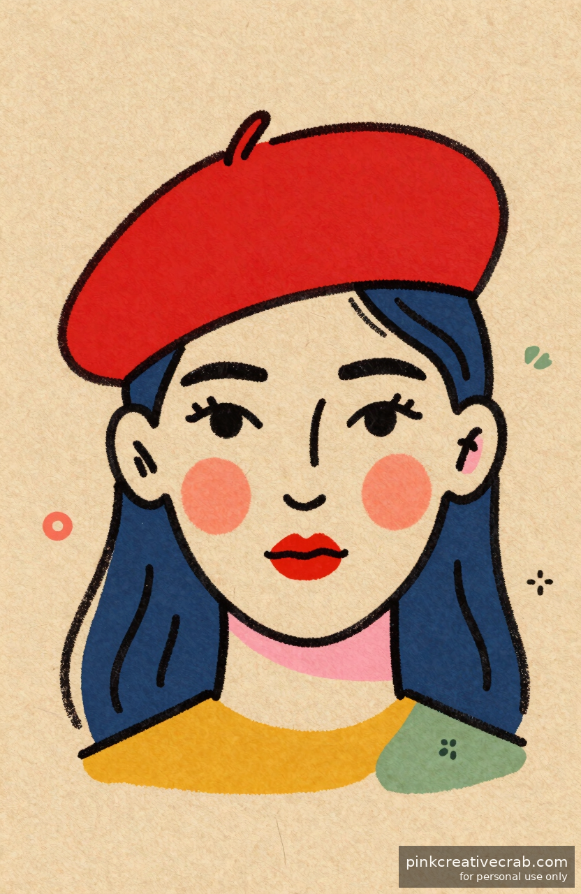 The Red Beret Sketch That Will Make You Look Like a Total Pro