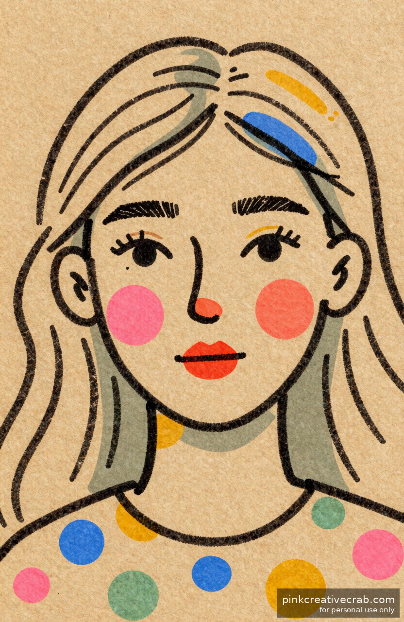 Wavy Hair and a Polka Dot Top — You Have Never Seen Beginner Art Look This Good