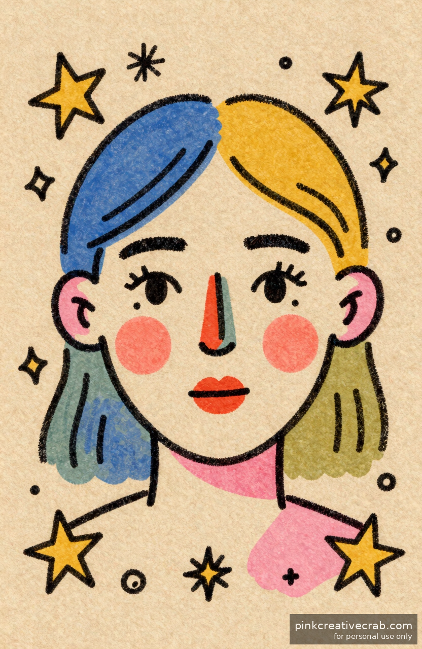 Why Sketching a Face With Shooting Stars Around It Is Pure Sketchbook Joy